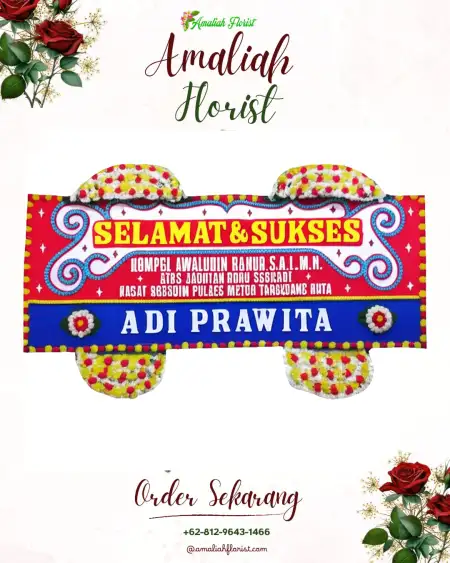 Papan Bunga Ucapan Selamat Rejoyoso